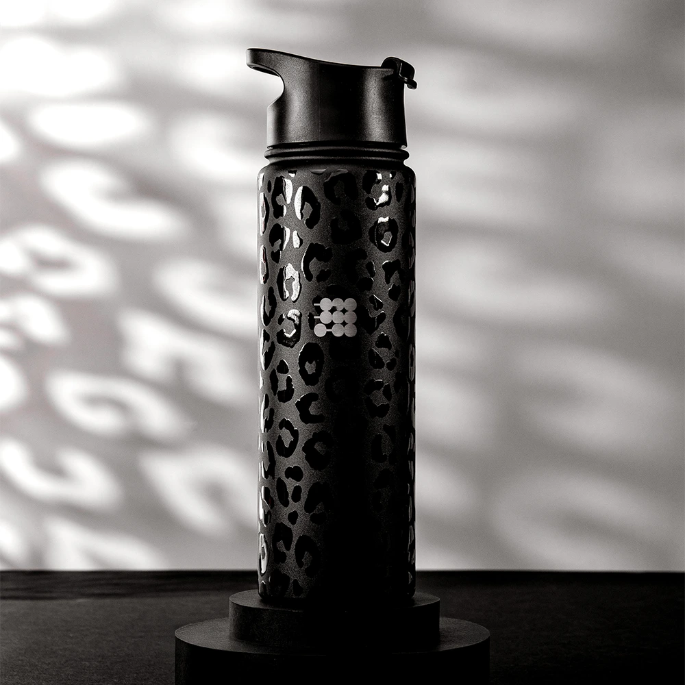 Cubitt Hydro Bottle #color_black cheetah