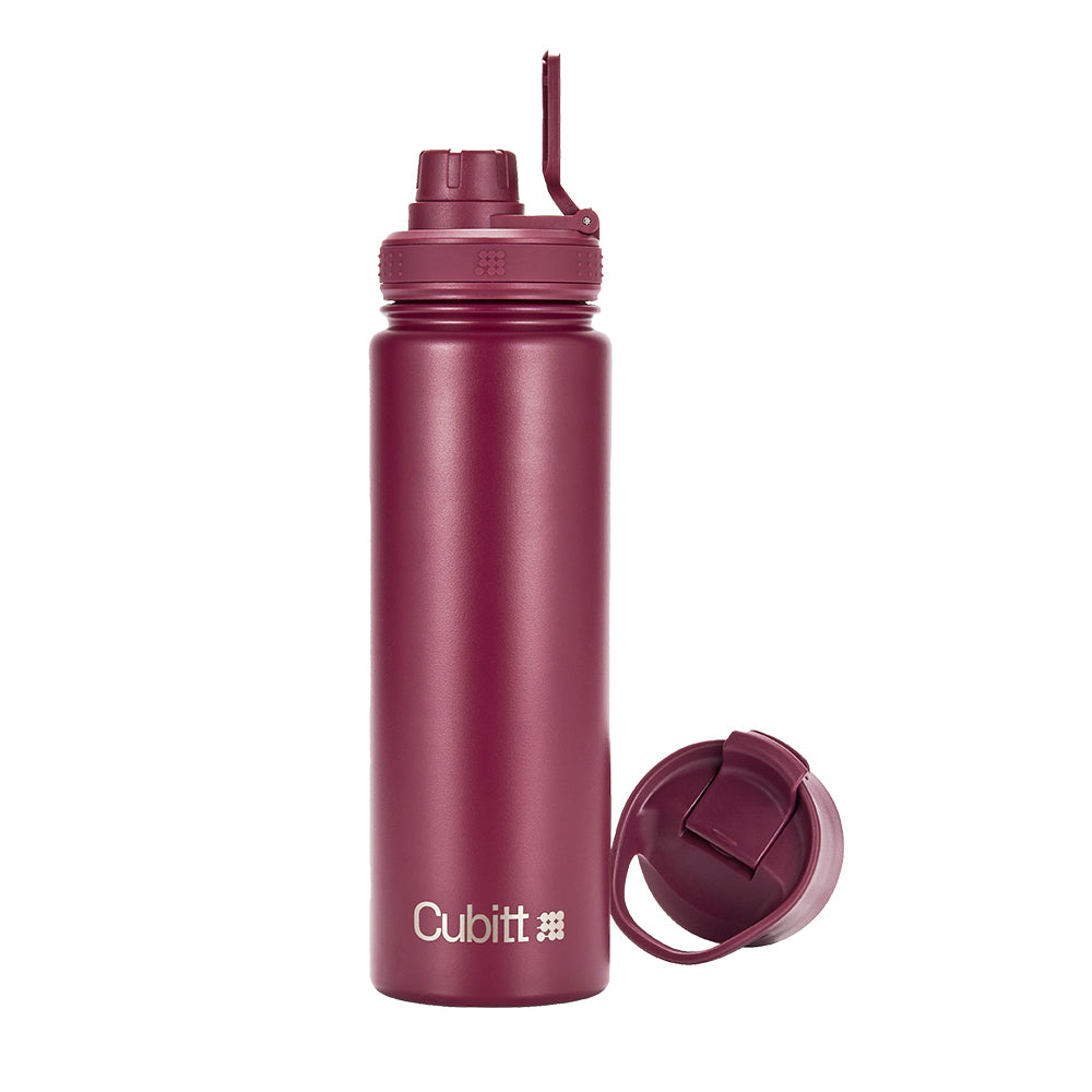 Cubitt Hydro Bottle #color_deep burgundy