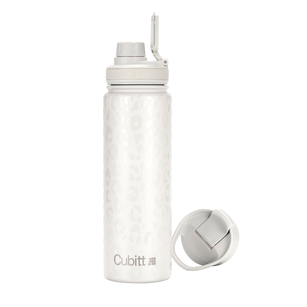 Cubitt Hydro Bottle #color_white cheetah