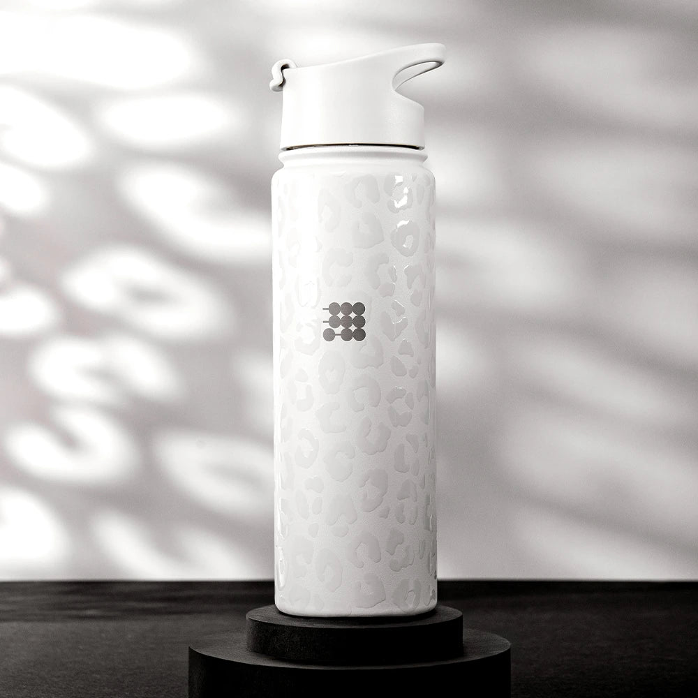 Cubitt Hydro Bottle #color_white cheetah