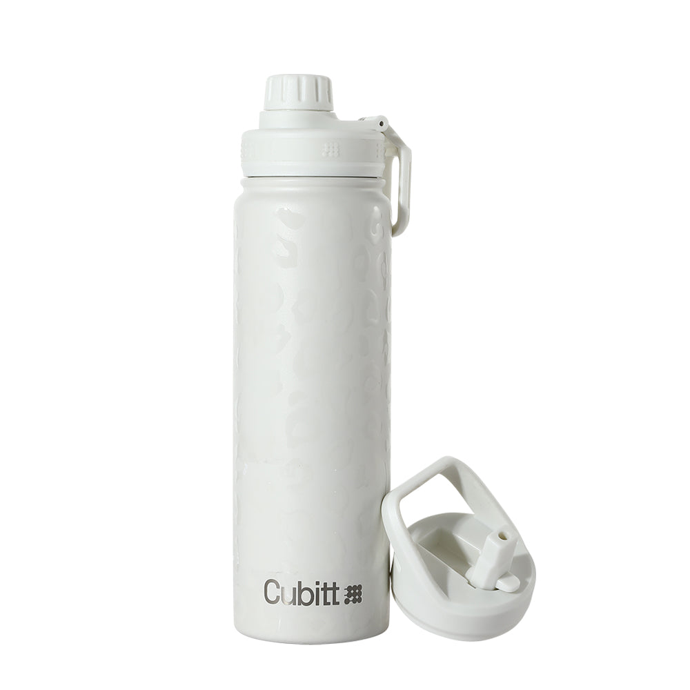 Cubitt Hydro Bottle #color_white cheetah