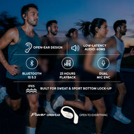 Cubitt Power Open-Ear Earbuds #color_Light Sand