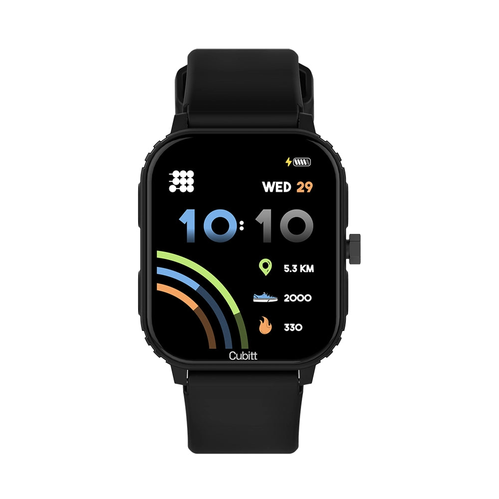 Cubitt Teens Smartwatch #color_obsidian black