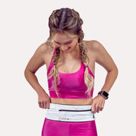 Cubitt Sports Belt #color_white marble